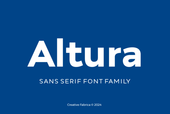 Altura Typeface for Modern Maker Brands