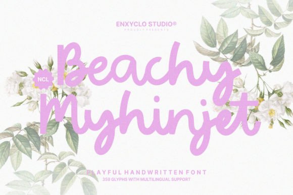 Beachy Myhinjet: The Playful Handwritten Typeface for Scroll-Stopping Campaigns