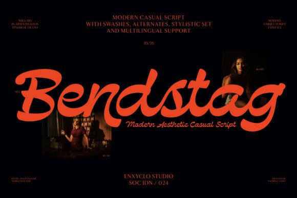 Bendstag Font Review: A Modern Script for Designers