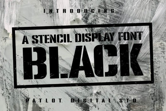 Black Stencil: The Bold Display Font for High-Impact Campaigns