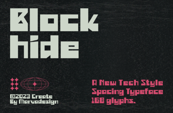 Blockhide Font for Modern Business Branding