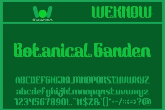 Botanical Garden Font for High-Impact Campaigns