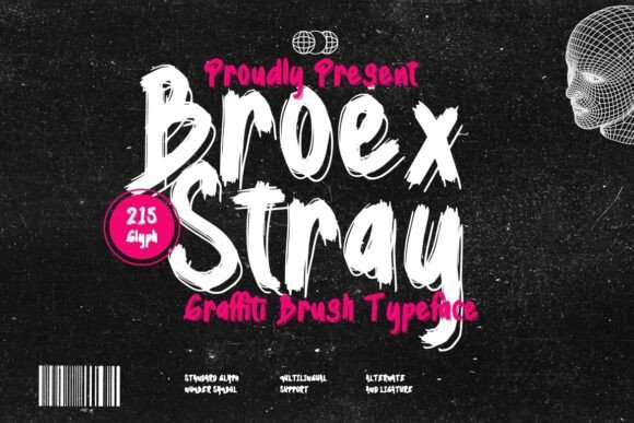 Broex Stray: A Bold Display Font for Makers