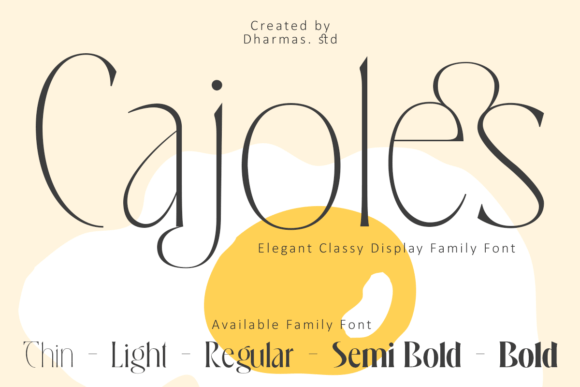 Cajoles: An Art Nouveau Serif Font for Modern Campaigns
