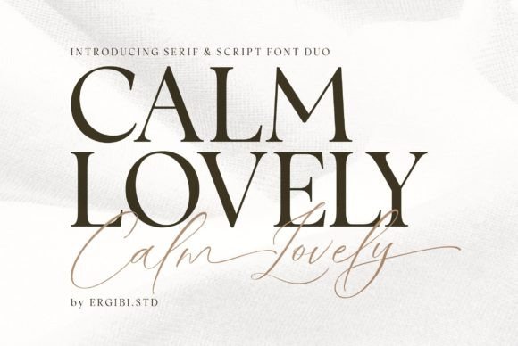 Calm Lovely Typeface Review for Modern Branding
