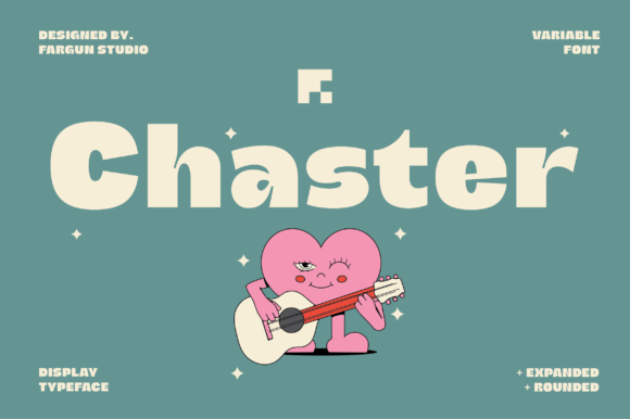 Chaster: A Rounded Bold Typeface for Makers