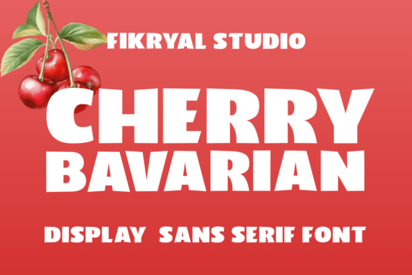 Cherry Bavarian Font for Bold Editorial Design