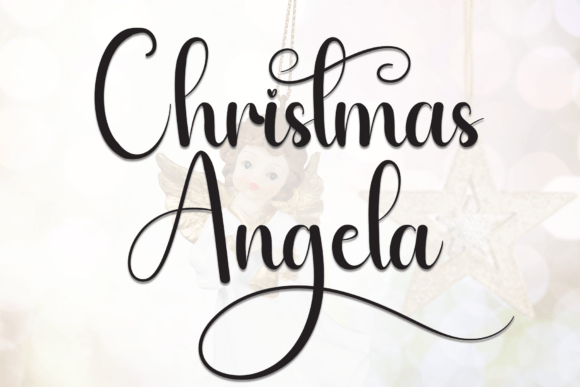 Christmas Angela: A Script Handwritten Font for Web Design