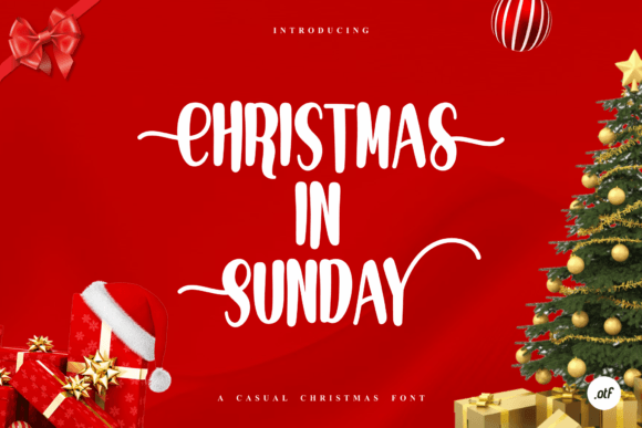 Christmas in Sunday: A Festive Script Font Review