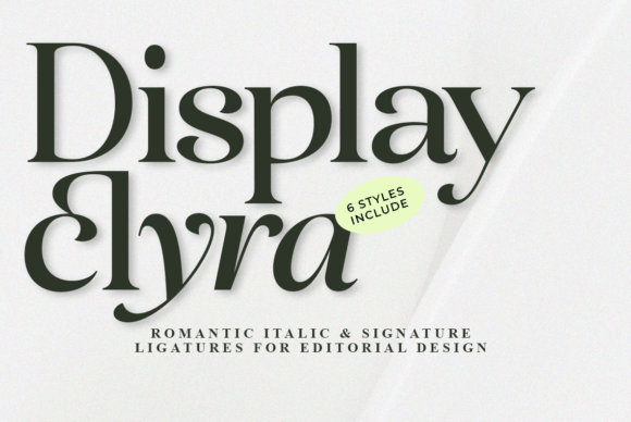 Display Elyra: A Premium Serif Typeface for Digital Brands