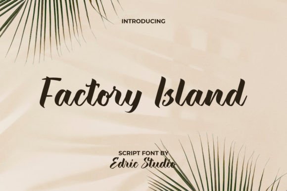 Factory Island Font for Modern Web Design