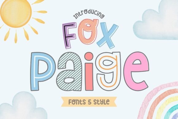 Fox Paige: A Playful Typeface for Branding