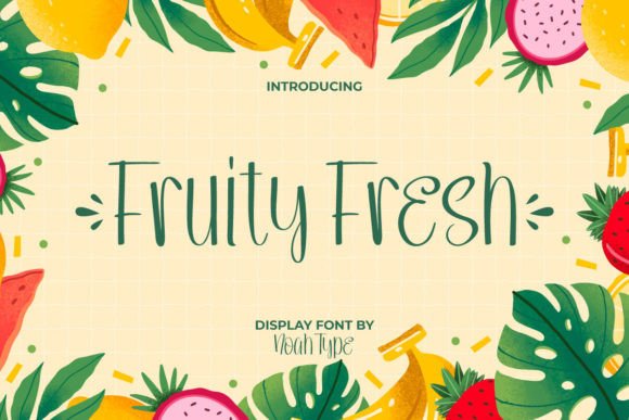 Fruity Fresh Font Review for Makers