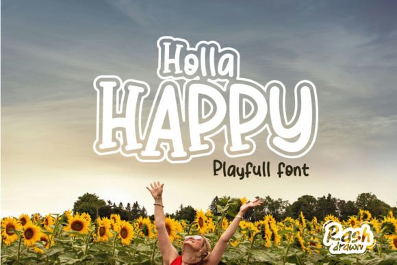 Holla Happy: The Playful Display Font for Brands