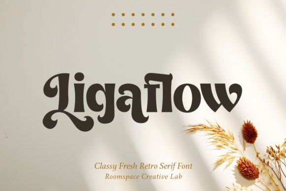 Ligaflow: A Serif Typeface for Modern Campaigns