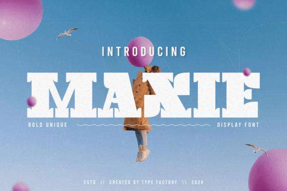 Maxie: A Bold Serif Typeface for Modern Branding