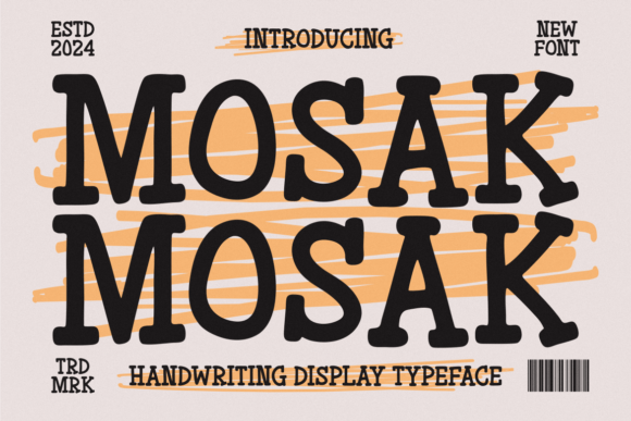 Mosak Typeface: Elevating Web Design with Elegant Serif Fonts