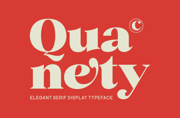 Quanety: The Elegant Serif Font for Branding