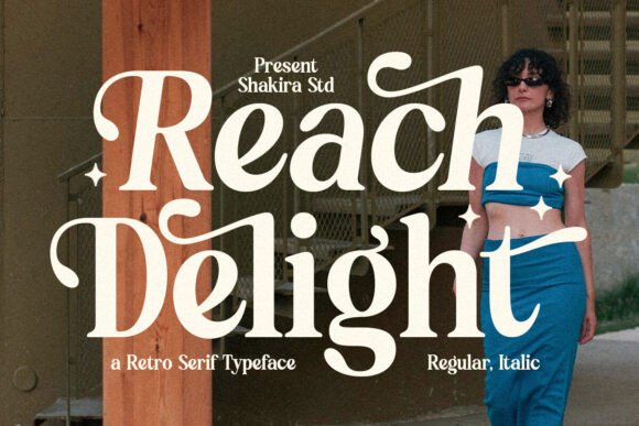 Reach Delight: A Vintage Serif Font for Modern Brands