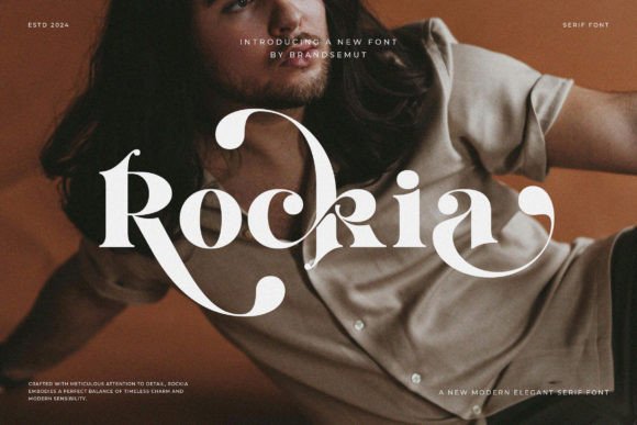 Rockia: A Modern Serif Typeface for Digital Branding