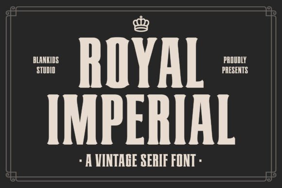 Royal Imperial Typeface for Bold Web Design