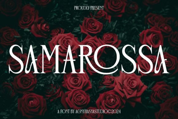 Samarossa Font for Elegant Handmade Branding