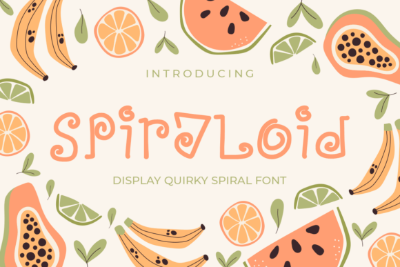 Spiraloid: A Quirky Display Font for Modern Web Design