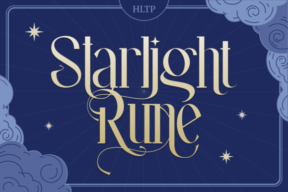 Starlight Rune Serif Font for Crafters