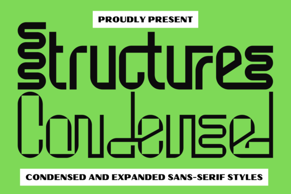 Structures Condensed: A Modern Typeface for Editorial Design