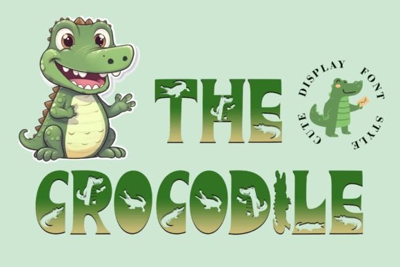 The Crocodile: A Cute Display Font for Web Design
