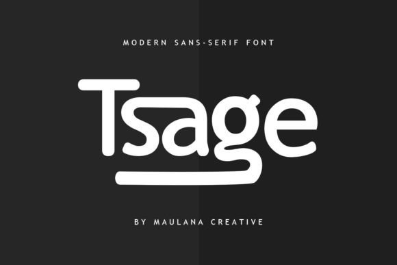 Tsage: The Bold Display Font for Impactful Campaigns