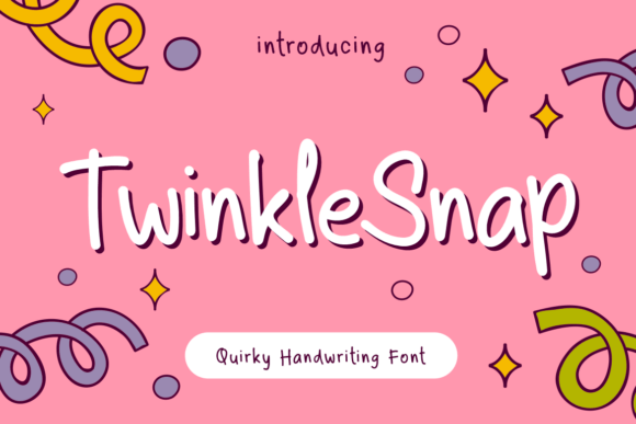 Twinkle Snap: A Playful Typeface for Editorial Design